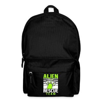 Außerirdisches Rettungsteam Ufo Space - Rucksack - Schwarz - Vorne