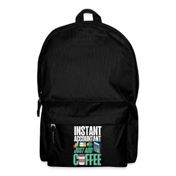 Accountant Bookkeeper Accounting - Backpack - black - Front