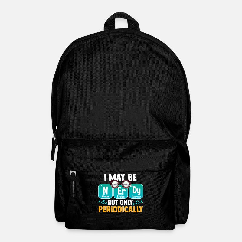 Nerd periodic table - Backpack - black