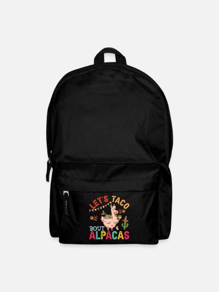 Let's Taco Bout Alpakas Lustige Lama - Rucksack - Schwarz