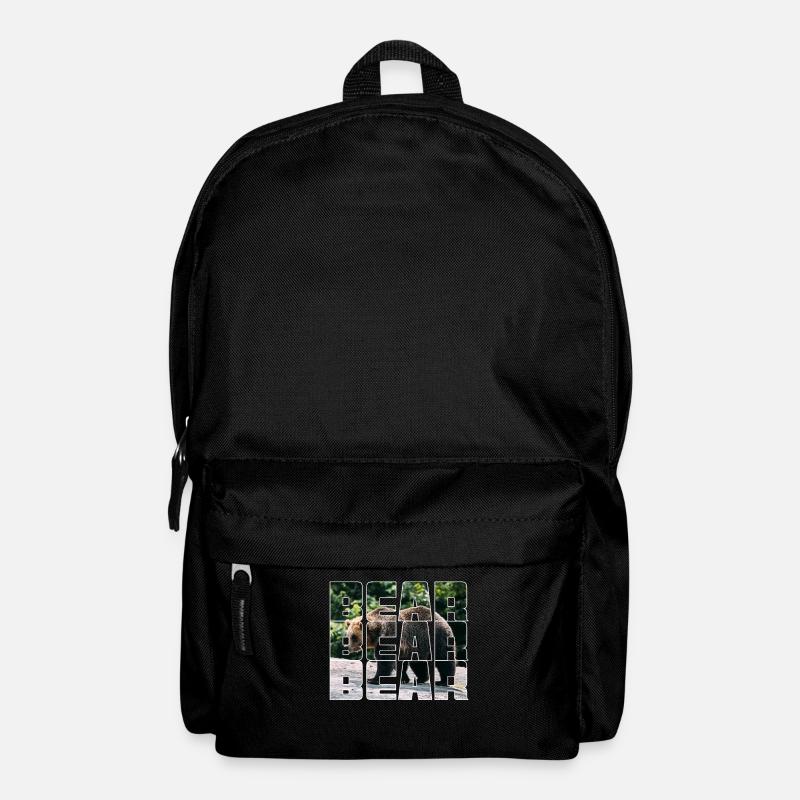Bär - Rucksack - Schwarz