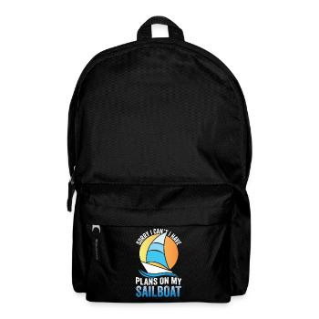 I have plans on my sailboat hobby sorry - Backpack - black - Front