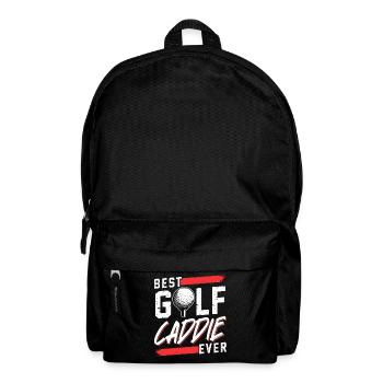 Best Golf Caddy Ever Golfer Golf - Backpack - black - Front