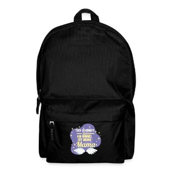 Mutter Tochter Sohn Mama - Rucksack - Schwarz - Vorne