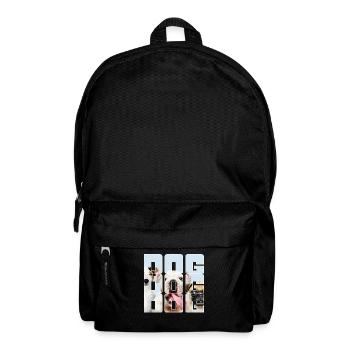 Hund - Rucksack - Schwarz - Vorne