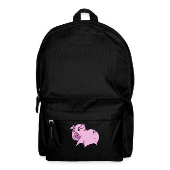 Pig Ass - Pig Butt - Backpack - black - Front