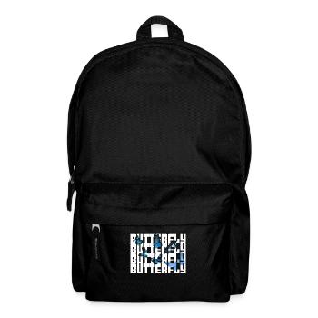 Schmetterling - Rucksack - Schwarz - Vorne