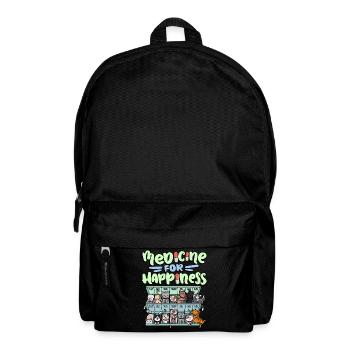 Ma pilule Happy Medicine Every Day - Sac à dos - noir - Devant