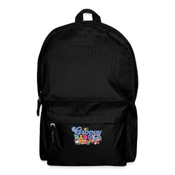 Groovy Daddy Garden Plant Flowers Floral Decor - Backpack - black - Front