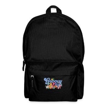 Groovy Papa Garten Pflanze Blumen Blumendekor - Rucksack - Schwarz - Vorne
