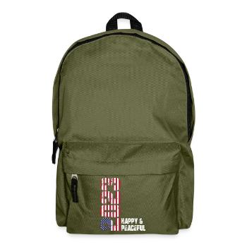 Freiheit Für Die ganze Menschheit - Rucksack - Olivgrün - Vorne