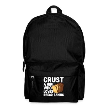 Lustiger Brotbacken-Bäcker - Rucksack - Schwarz - Vorne