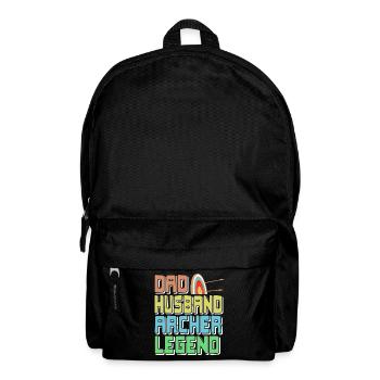 Dad Husband Archer Legend - Rucksack - Schwarz - Vorne
