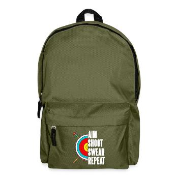 Viser Tir Jurer Répéter - Sac à dos - vert olive - Devant
