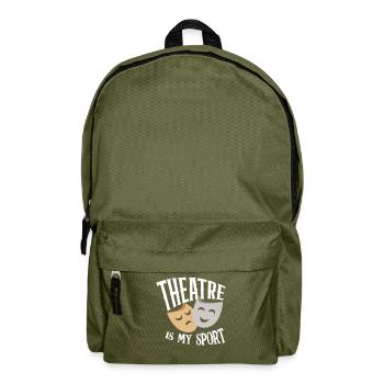 Theatre Sport Hobby Profession - Backpack - olive green - Front