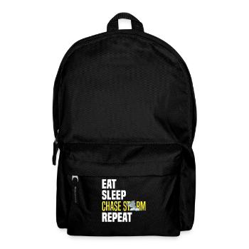 Eating Sleeping Storm Chases Repeat - Backpack - black - Front