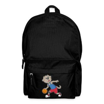 Hund Basketballspieler Basketball - Rucksack - Schwarz - Vorne