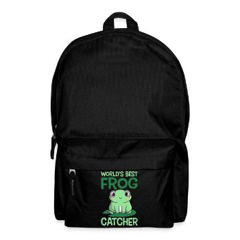 Le meilleur chasseur de grenouilles au monde crapaud grenouille - Sac à dos - noir - Devant