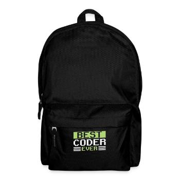 Meilleur programmeur de code de code jamais Coder - Sac à dos - noir - Devant
