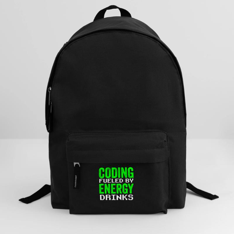 Programmieren Mit Energydrinks Coder Code Coding Rucksack