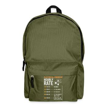 Electrical Engineering Engineer Research Development - Backpack - olive green - Front
