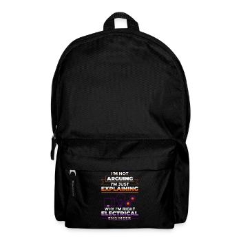 Electrical Engineering Engineer Research Development - Backpack - black - Front