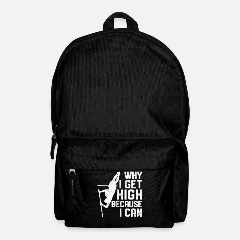 Lustiger Stabhochsprung Stabhochsprung - Rucksack - Schwarz
