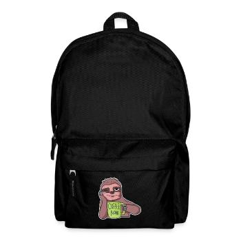Employé paresseux - Sac à dos - noir - Devant