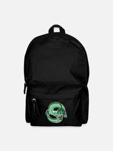 Drache - Rucksack - Schwarz