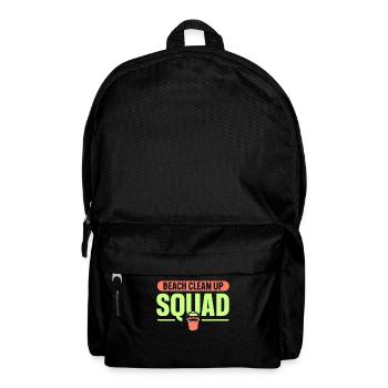 Nettoyage de plage Squad Nettoyage de plage - Sac à dos - noir - Devant
