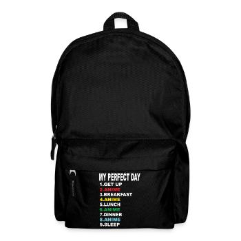 Anime My Perfect Day Anime Anime Series - Backpack - black - Front
