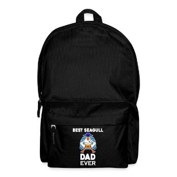Daddy Daddy North Sea Best Seagull Dad - Backpack - black - Front