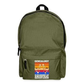 Ancestral obsession disorder - Backpack - olive green - Front