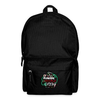 Pediatric Nurse Christmas Crew Pediatrician - Backpack - black - Front