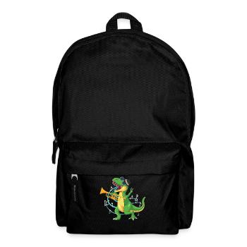 Trumpet Player T Rex Jazz - Backpack - black - Front
