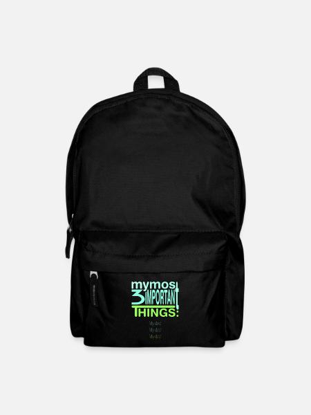 Important? 3x my father - Backpack - black