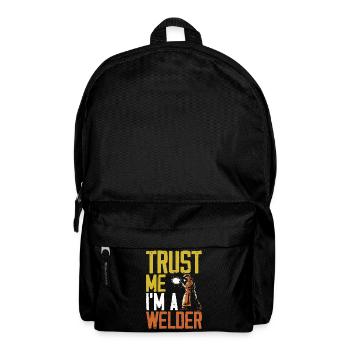 Soudeur Soudeur Vintage Faites-moi confiance - Sac à dos - noir - Devant