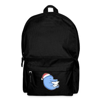 Dolphin Christmas Sleep Sleep Sleep Sleep - Backpack - black - Front