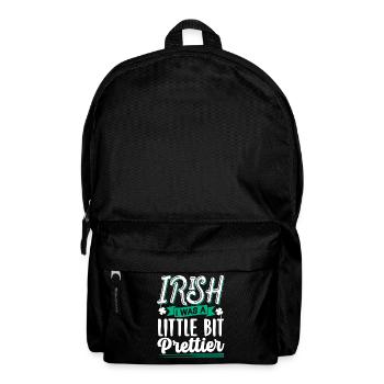 St Patricks Tag Gälisch Irland Ire Irisch - Rucksack - Schwarz - Vorne