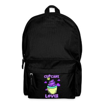 Cupcake Liebhaber Cupcakes Essen Süß - Rucksack - Schwarz - Vorne
