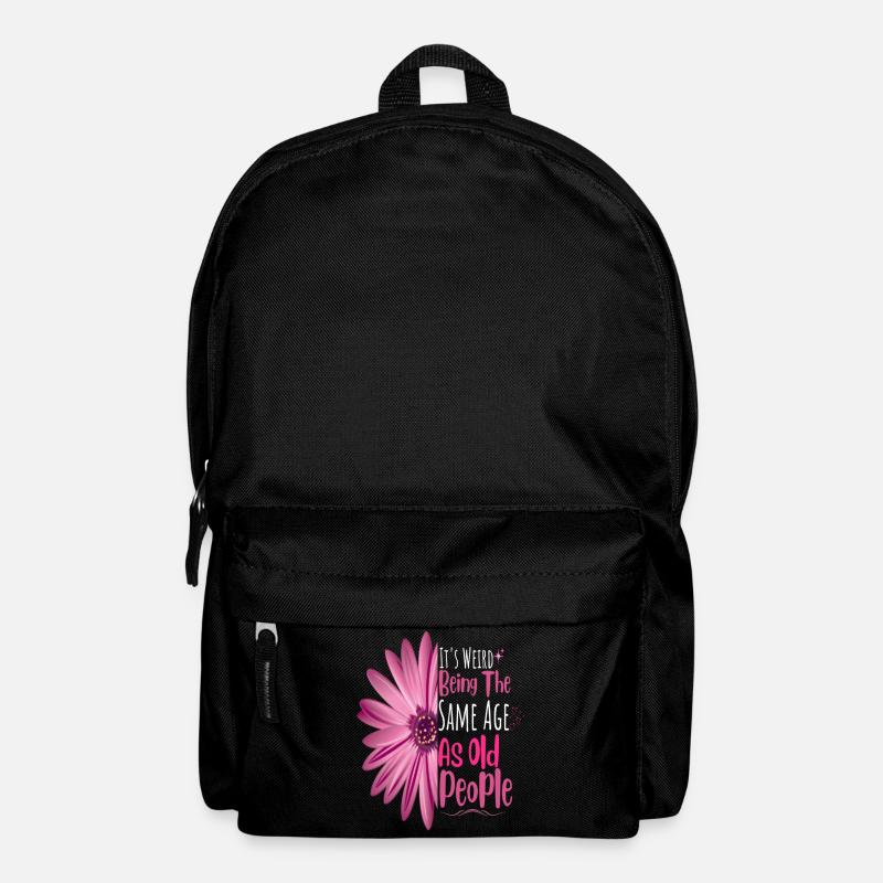 It's Weird Being The Same Age As Old People Flower - Rucksack - Schwarz