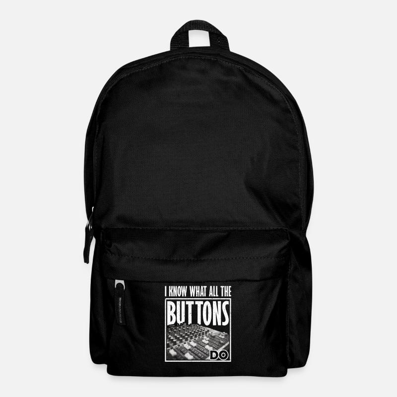 Iknow what all the Buttons do Tontechniker - Rucksack - Schwarz