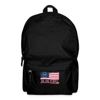 1776 Wir Das Volk Patriotisch Amerikanischer - Rucksack - Schwarz - Vorne
