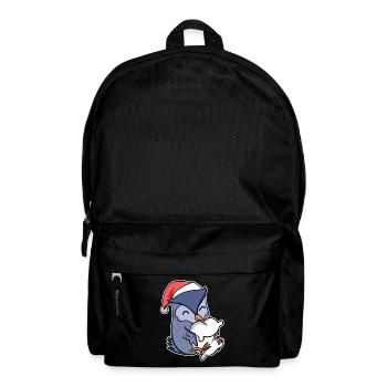 Owl Christmas Sleep Sleep Sleep - Backpack - black - Front