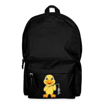 Pêche au poisson canard pêcheur - Sac à dos - noir - Devant