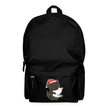 Havana Cat Noël Sommeil Fatigué - Sac à dos - noir - Devant