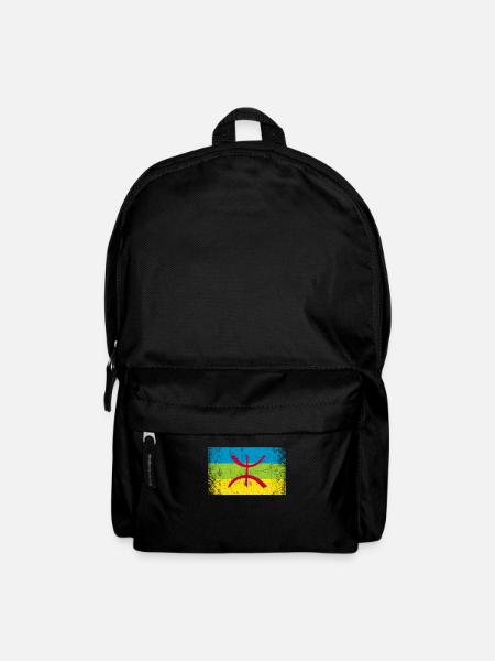 kabyle amazigh flag berber, africa kabyle - Rucksack - Schwarz