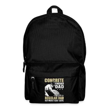 Float-Astic Concrete Finisher Dad Betonbauer - Rucksack - Schwarz - Vorne