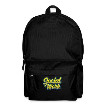 Social Work Social Work Social Worker Profession - Backpack - black - Front