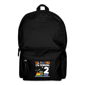 2 birthday All Aboard in tuning 2 2 years - Backpack - black - Front